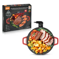 Churrasqueira Eletrica Raf R.5304 Grill Multifunctional / 1800W / 36CM / 220V - Preto