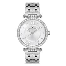 Relogio Analogico Feminino Daniel Klein DK.1.12744-4 Premium Ladies / Pulseira de Aco Inoxidavel - Prata