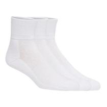 Asics Media Unisex Middle Socks 3033B634.100 Unisex (3 Pares) Blanco