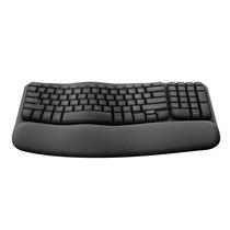 Teclado Logitech Wave Keys 920-012278 Ergonomico Sem Fio - Preto