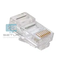 Conector RJ45 CAT5F/CAT6 Paquete c/100 Unidades