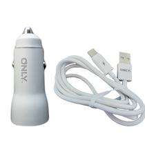 Carregador 12V Only Tipo C White 3.1A 2USB