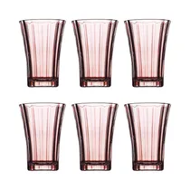 Set de Vasos Pasabahce Diamond 52400 110ML Rosa 6 Piezas