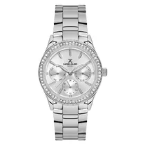 Relogio Analogico Feminino Daniel Klein DK.1.13879-1 Exclusive Ladies / Pulseira de Aço Inoxidável - Prata