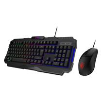 Kit Teclado MSI + Mouse Gaming Forge GK100 RGB - Preto