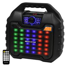 Speaker Megastar HY-BS77BT 1.500 Watts P.M.P.O com Bluetooth/USB/Radio FM - Preto