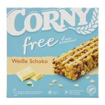 Barra de Cereal Corny Sem Açucar Sabor Chocolate Branco 6X20G