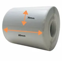 Etiqueta Termica 1 Via 80X30