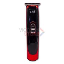 Aparador de Cabelo / Maquina de Cortar Cabelo Luo LU-4642 Recarregavel / DC5V / 5W - Vermelho