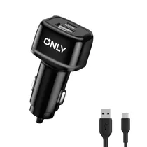 Carregador 12V Only MODS-504 Tipo C / 4.8A / 2 USB-C / Preto
