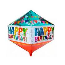 Balao para Festas Cubo Happy Birthday YSBL331