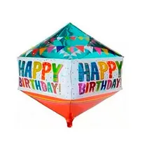 Balao para Festas Cubo Happy Birthday YSBL331