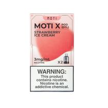 Vaper Moti-X Mini 4ML DTL Strawberry Ice Cream 3MG