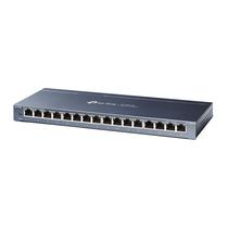 Switch TP-Link TL-SG116 com 16 Portas Ethernet de 10/100/1000 MBPS - Preto