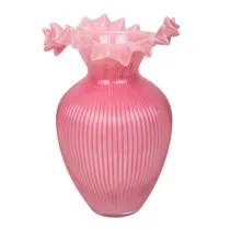 Florero de Vidrio Soplado - Rosa
