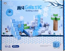 Cubos Magnéticos de Construção Magnetic Chuang Huang - CH1261 (97 Pçs)