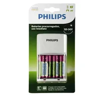 Car. de Pilhas Philips 5CB2445NB/97 c/4 Pilhas