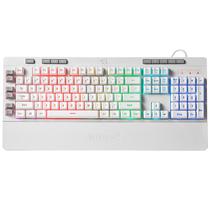 Teclado Gamer Redragon K512W-RGB-1 Shiva USB / Ingles - Branco