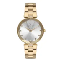 Relógio Analógico Feminino Daniel Klein DK.1.12729-4 Premium Ladies / Pulseira de Aço Inoxidável - Dourado