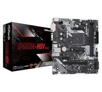 Placa Mãe Asrock B450M-HDV R4.0 DDR4 Socket AM4 Chipset AMD Promontorio B450 Micro ATX