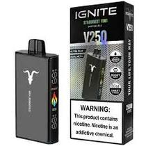 Ignite Vaper V250 Silver 25000PUFFS Strawberry Kiwi s/C