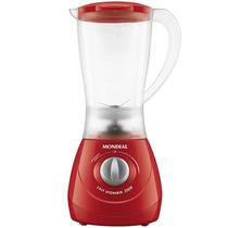 Liquidificador Mondial Easy Power L-550-R 550 Watts 2 Velocidades + Pulsar 127V ~ 60HZ - Vermelho/Cinza