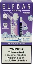 Vape Descartável Elf Bar Ice King - Sour Lush Gummy 40000 Puffs