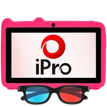 Tablet Ipro Turbo 7 Kids 32GB/2GB Ram de 7" 0.3MP/0.3MP - Rosa/Cinza