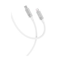 Cabo Lightning/USB-C Xo Q252A Silicone 27W 1M White