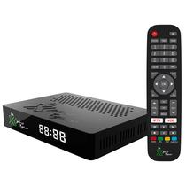 X Plus Receptores Team Ghost Plastico/Metal Con Funcion Iptv, Epg (Guia Electronica de Program Negro