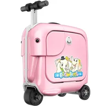 Mala Elétrica Smart Airwheel Robot SQ3S Kids 16" 5KM - Pink