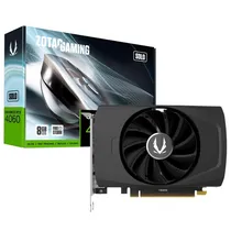 Placa de Video Zotac Gaming Solo 8GB Nvidia Geforce RTX4060 GDDR6 ZT-D40600G-10L 9288-1N726-300Z 128BITS 2460MHZ, 1XHDMI, 3XDISPLAYPORT