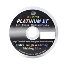 Hilo de Pesca Ottoni Monofilamento Platinum XT 12.2KG 0.30MM 300M Gris