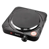 Fogao Eletrico Smartfy FG02B 1BOCA c/Chapa 1000W 110V Black