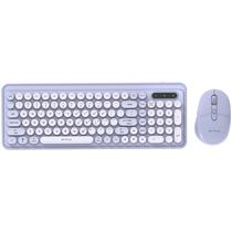 Teclado FTX Wireless/Bluetooth + Mouse FTXGK02 Espanhol - Lila