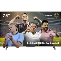 Televisor Smart Qled Toshiba 75C450NS 75" 4K Google TV Wifi - Preto