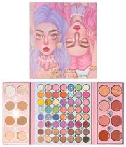 Paleta de Sombra Kevin & Coco Color Eyes & Face KC223403 (72 Cores)