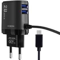 Carregador Micro USB Moxom MX-HC78 2 USB - Preto