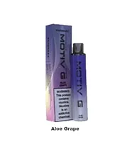 Pod Descartável Wismec Motiv G 2500 Puffs - 5% Salt Nic Bat. Recarregavel + LED -Aloe Grap