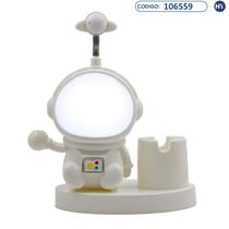 Lampada LED Infantil Astronauta com Porta Lapis No.517 - C034