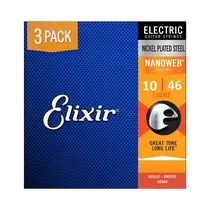 Cuerda Guitarra Elixir EX16542 Nanoweb de 3 Pack