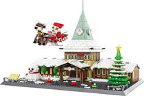 Blocos de Construcao Architecture Santa Claus Office Wange - 6218 (2180 Pecas)