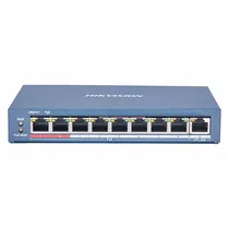 Hub Switch Hikvision DS-3E0109P-e 8 Portas Gigabit Poe 1000MBPS - Azul