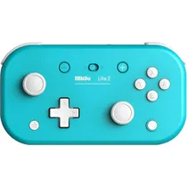 Controle 8BITDO Lite 2 Bluetooth para Nintendo Switch - Turquesa