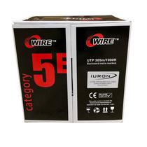 Cabo Iuron O CAT5E Utp 4P 0.50MM 24AWG Cca 20% Cobre 305M Re