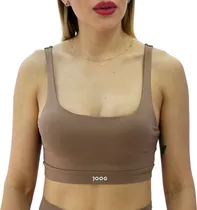 Top Joog Kaia 2025 Marrom Castanho Feminino