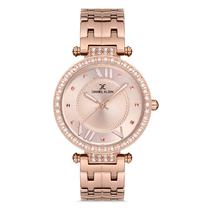 Relogio Analogico Feminino Daniel Klein DK.1.12744-3 Premium Ladies / Pulseira de Aco Inoxidavel - Rose Gold