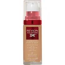 Base Líquida Revlon Age Defying 3X FPS 20 40 Medium Beige - 30ML
