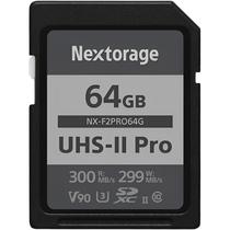 Memoria SD Nextorage NX-F2PRO 300-299 MB/s C10 64GB