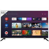 Aiwa TV Smart 55" Qled AW55B4QFG Plastico 2X HDMI - 2X USB 2.0 - A.V - Digital Audio Out - R Black